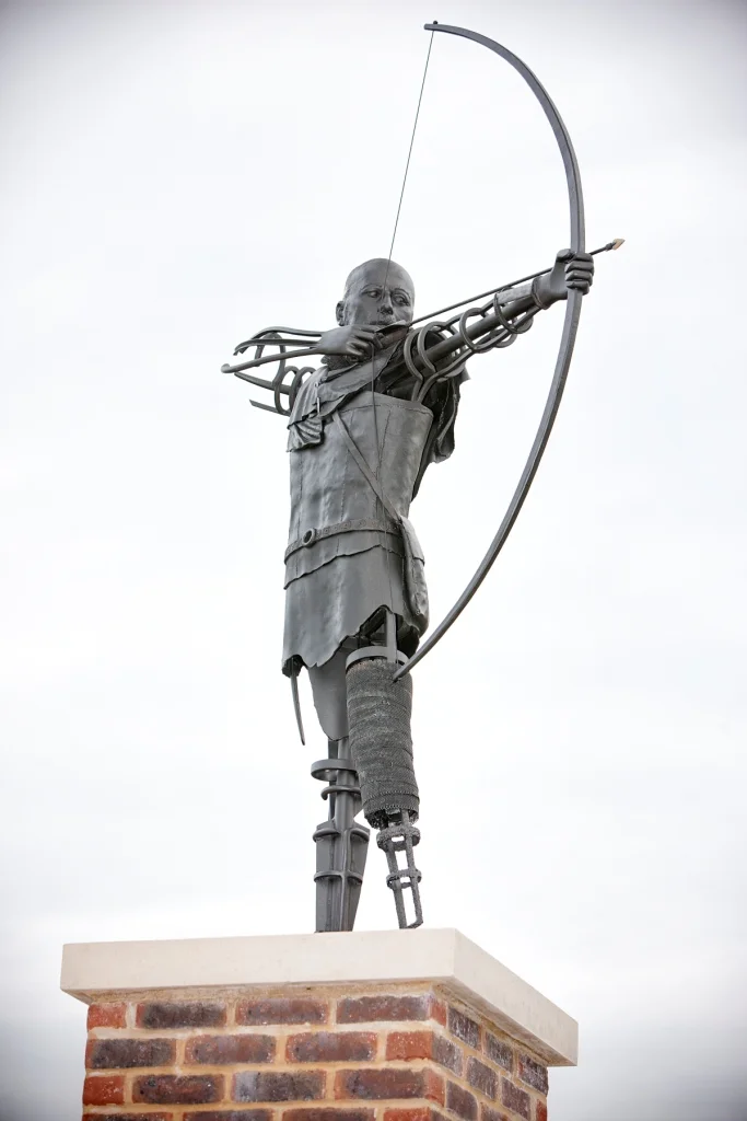 Amesbury Archer Sculpture by Lucy Quinnell and Adam Boydell