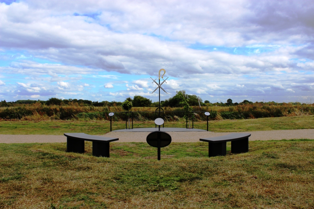 The memorial finished and dedicated, 21st July 2015