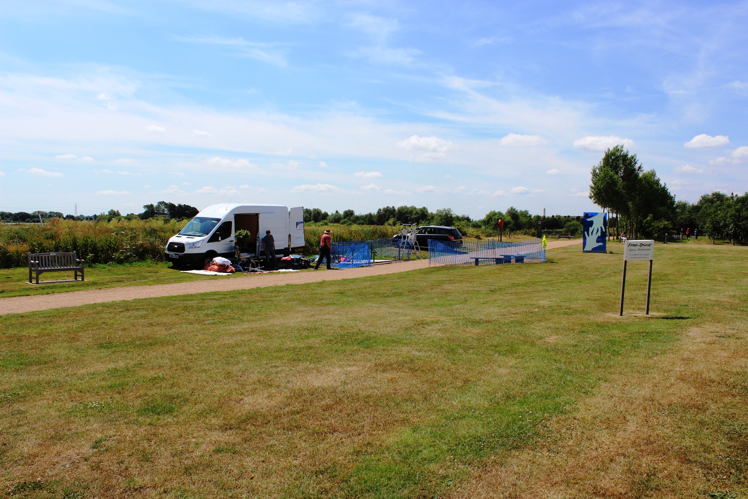 Installation - a stunning riverside location at the NMA - our home for most of three weeks
