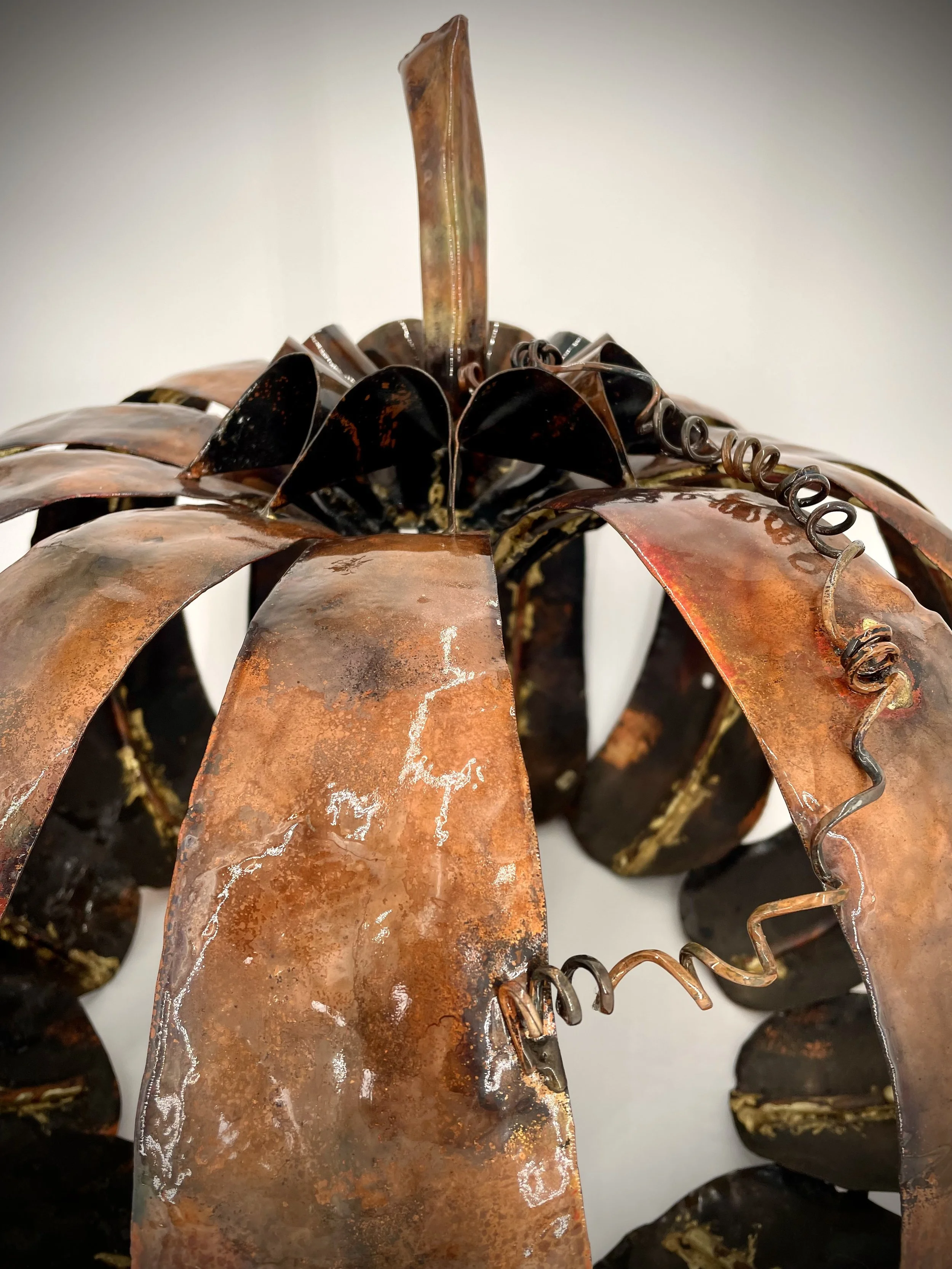 Copper pumpkin interior garden sculpture 4.jpg