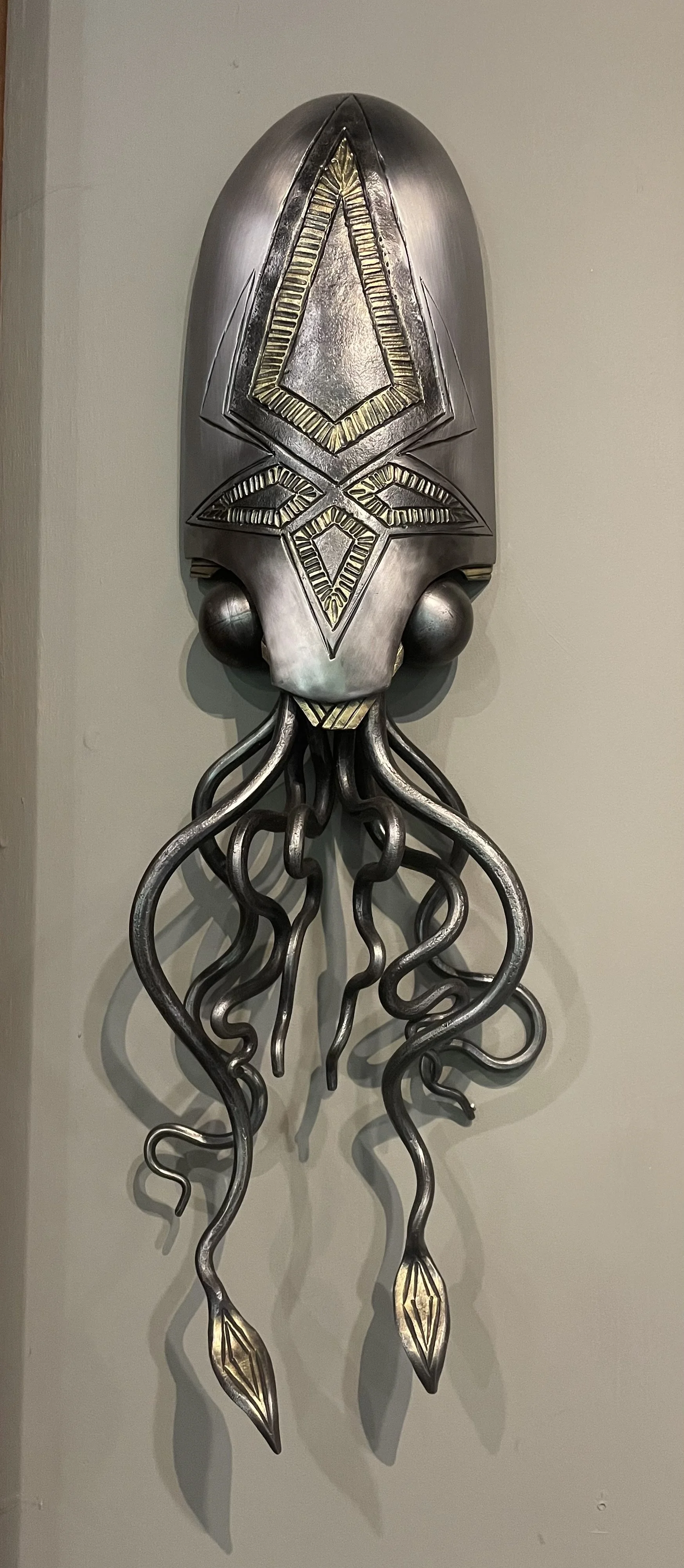 Steel and brass squid interior sculpture 1.jpeg
