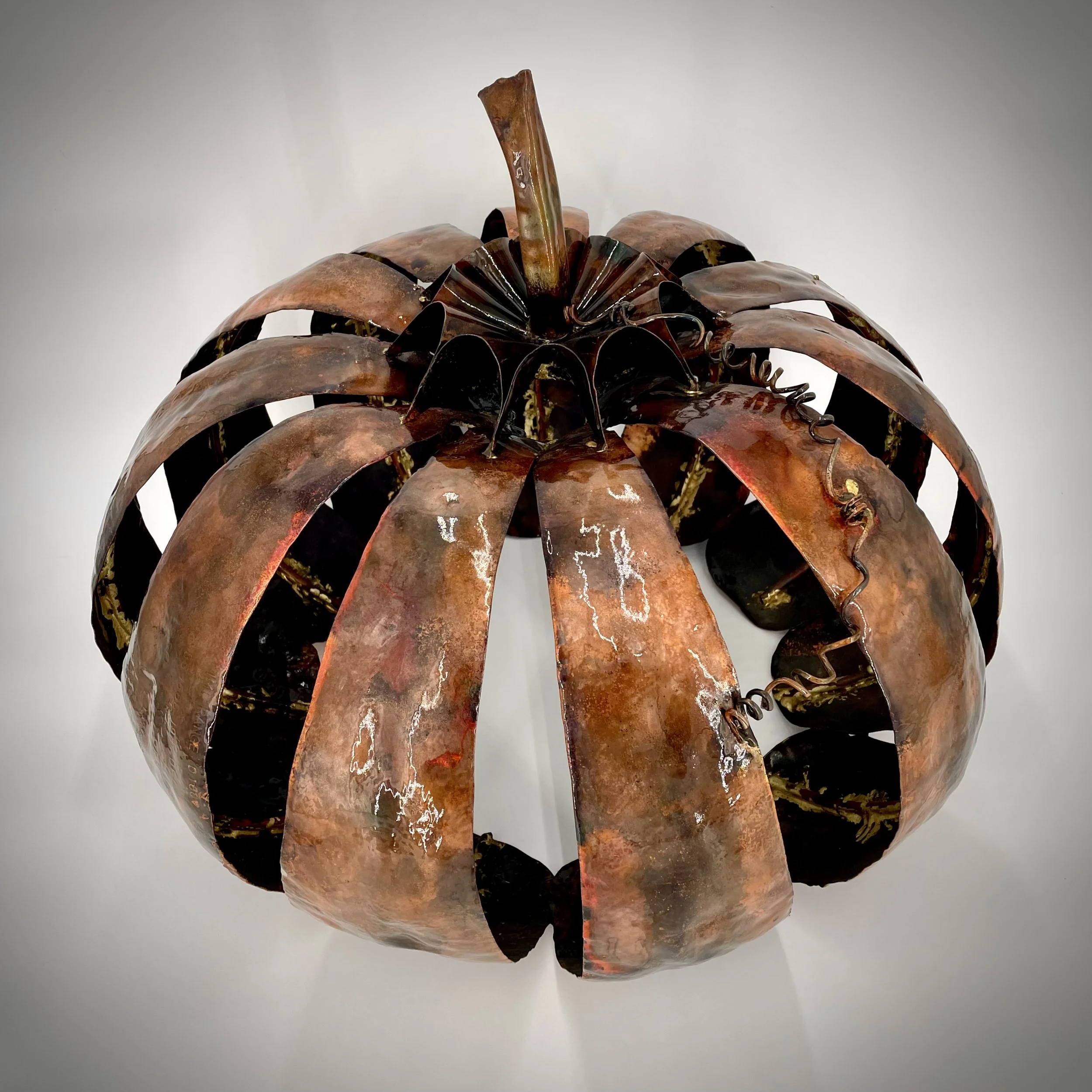 Copper pumpkin interior garden sculpture 1.jpg