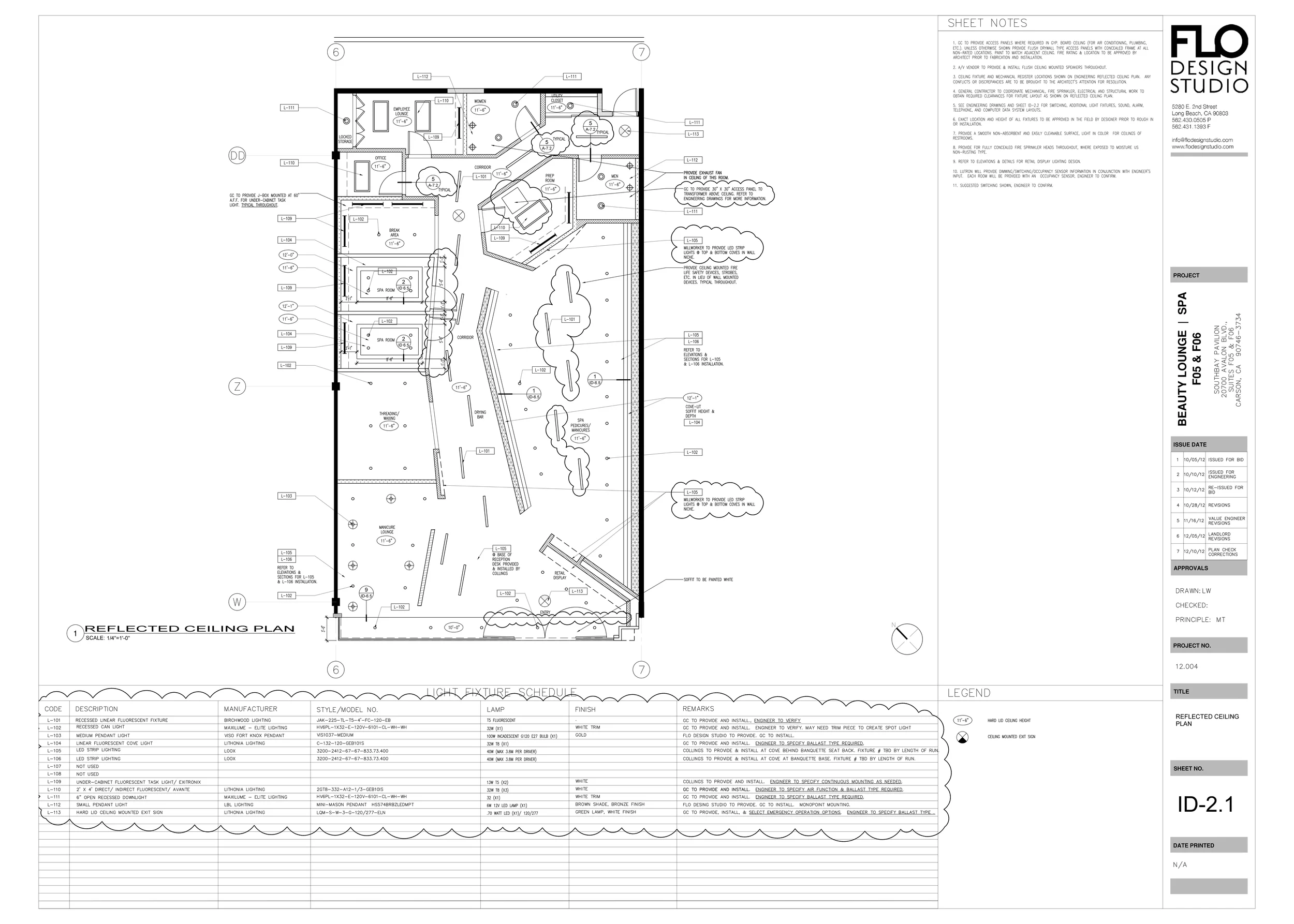 reflected ceiling plan