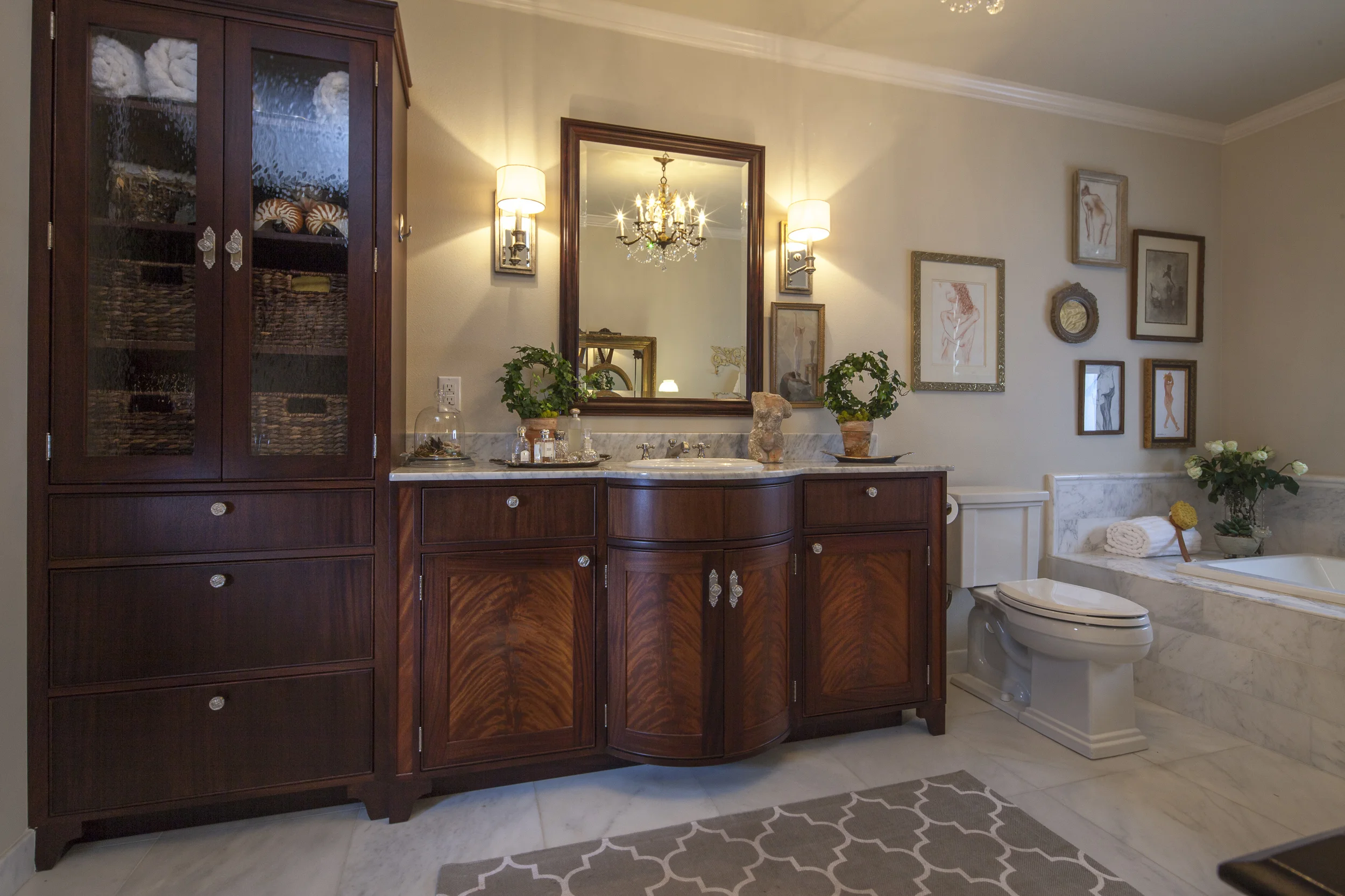 Bathroom Overview with Vanity