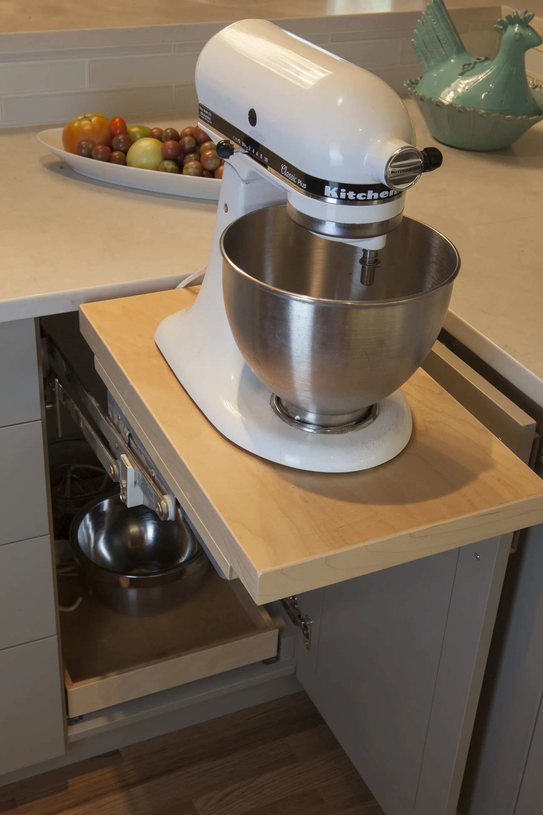 Mixer lift (in locked position)