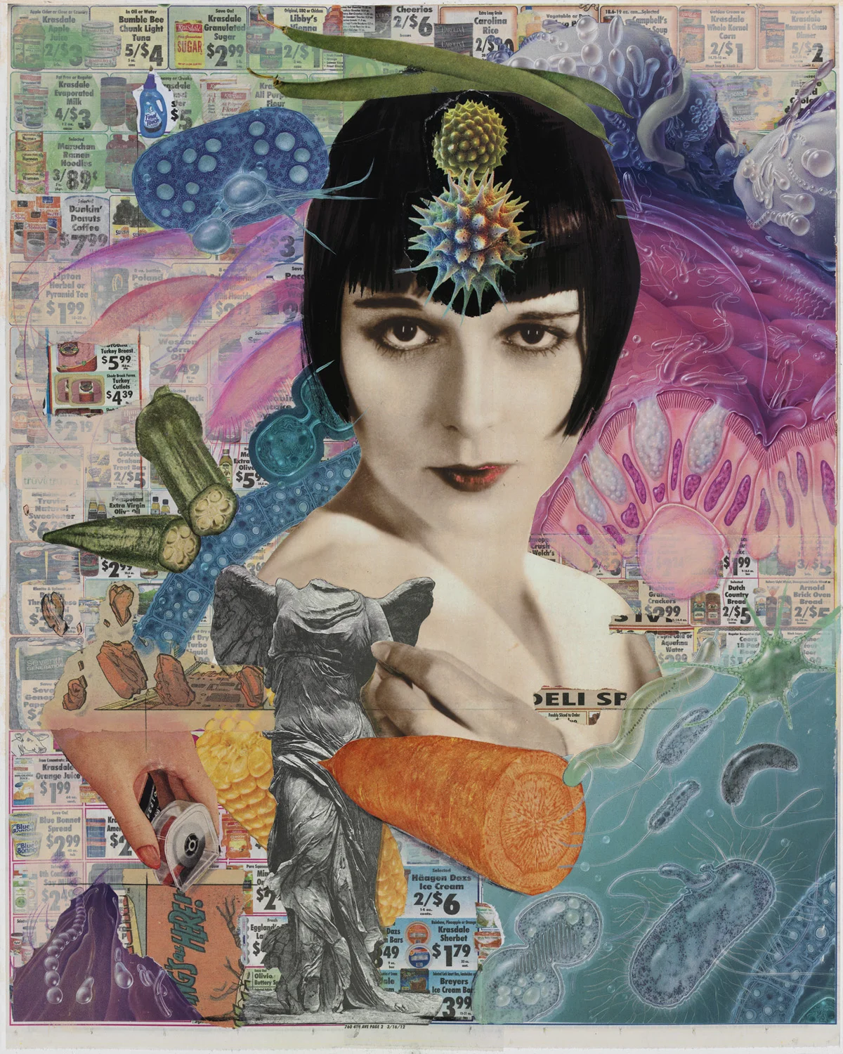 While I Was Stuck in the Supermarket— Homage Series: Louise Brooks