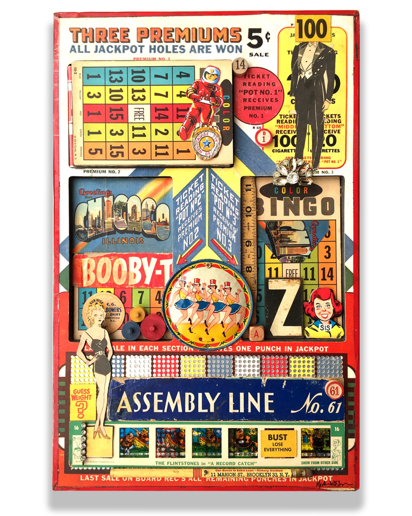 Punchboard Assemblage #1 Assembly Line