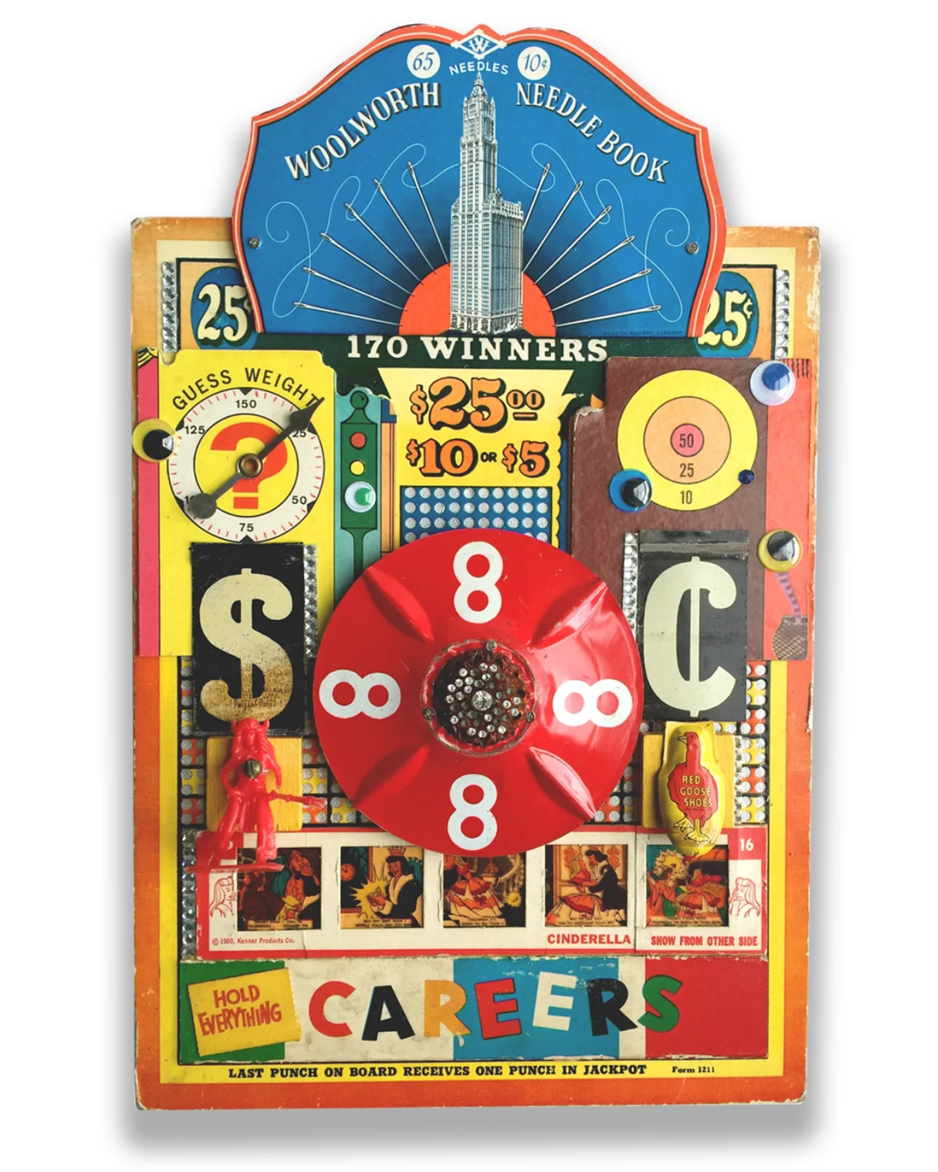 Punchboard Assemblage #2 <br> 170 Winners
