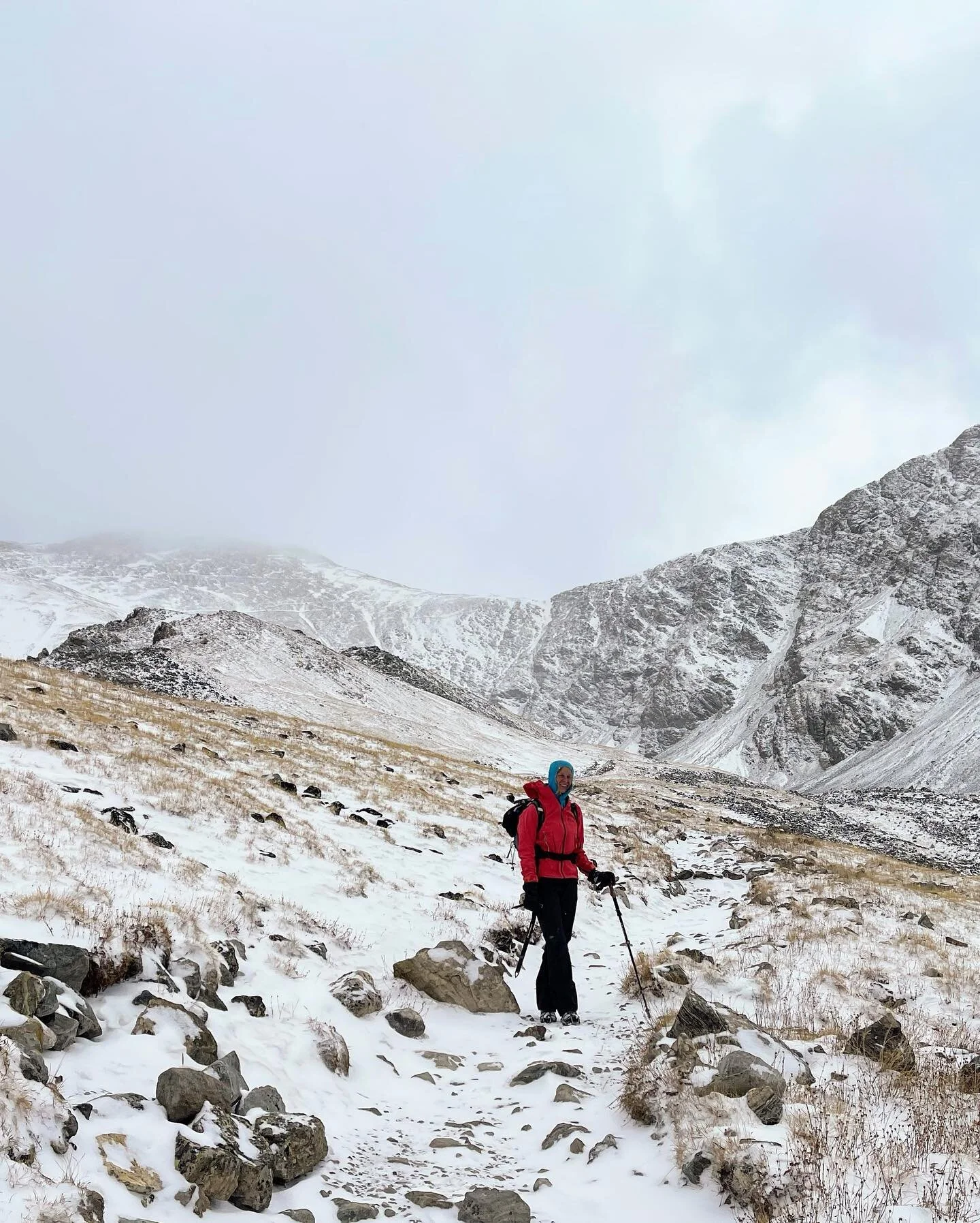 Gray&rsquo;s and Torrey&rsquo;s peak - 14,275 - lots of wind and a dump of snow - what a great day:)