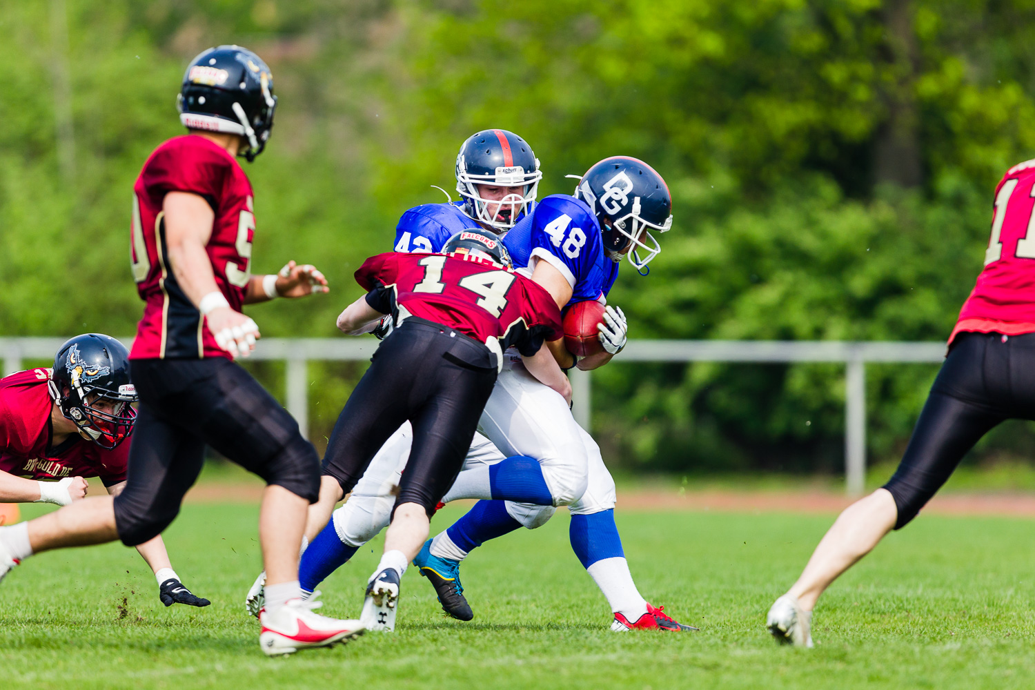 GFLJ 2014 - Dortmund Giants U19 vs. Cologne Falcons U19