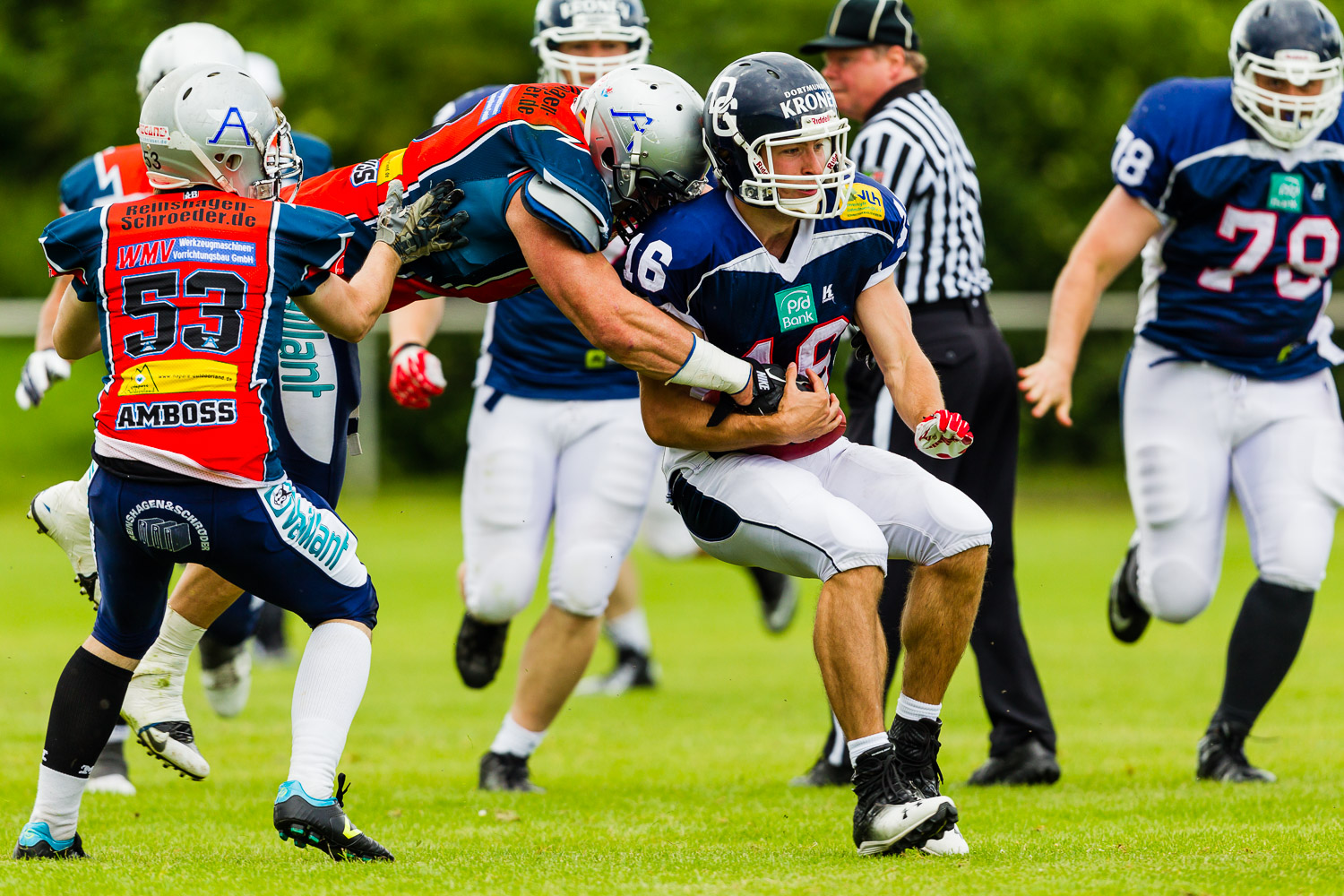 Oberliga NRW 2014 - Dortmund Giants vs. Remscheid Amboss