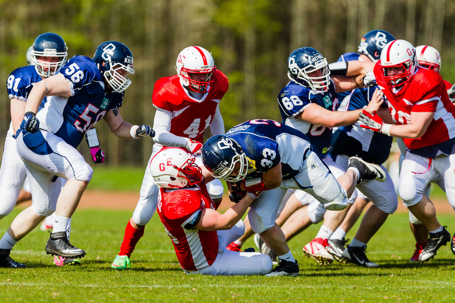 Oberliga NRW 2015 - Dortmund Giants vs. Gelsenkirchen Devils