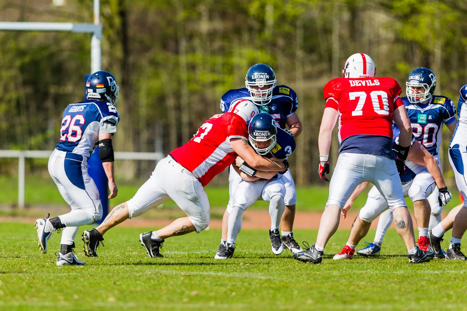 Oberliga NRW 2015 - Dortmund Giants vs. Gelsenkirchen Devils