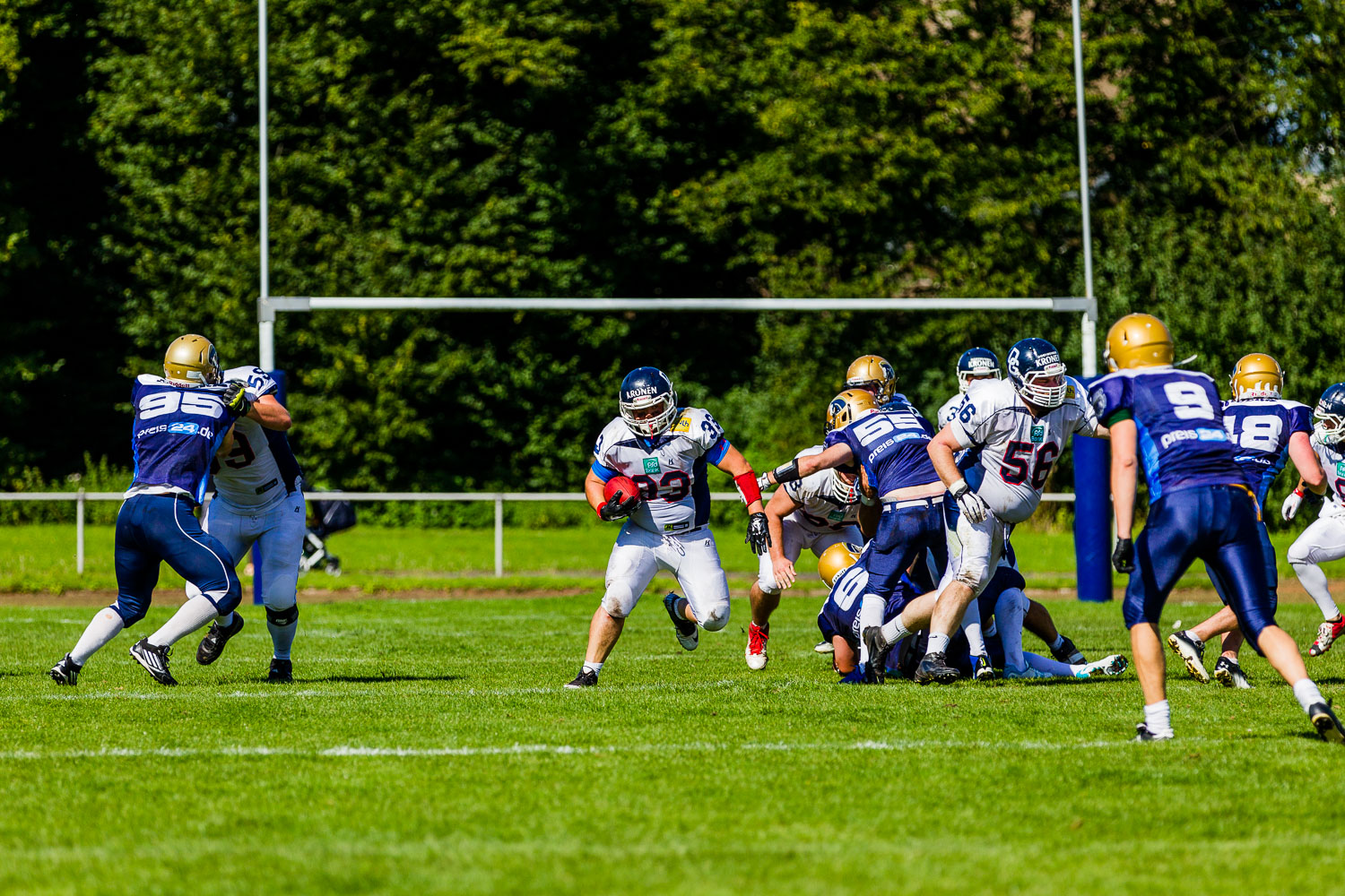 Oberliga NRW 2015 - Dortmund Giants vs. Schiefbahn Riders