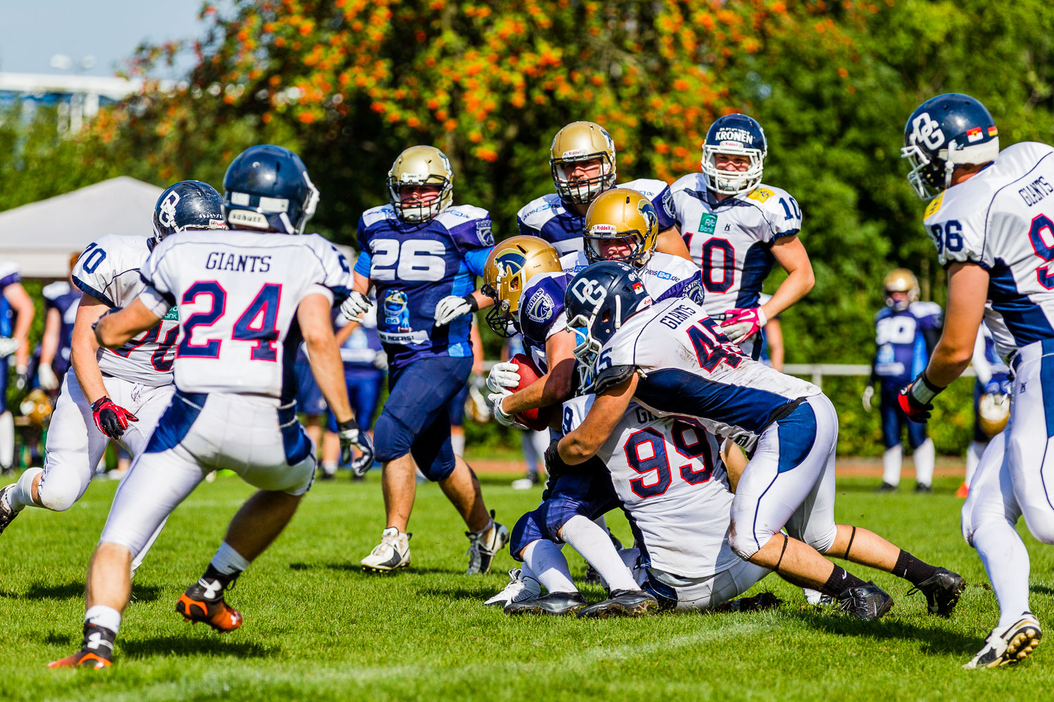 Oberliga NRW 2015 - Dortmund Giants vs. Schiefbahn Riders