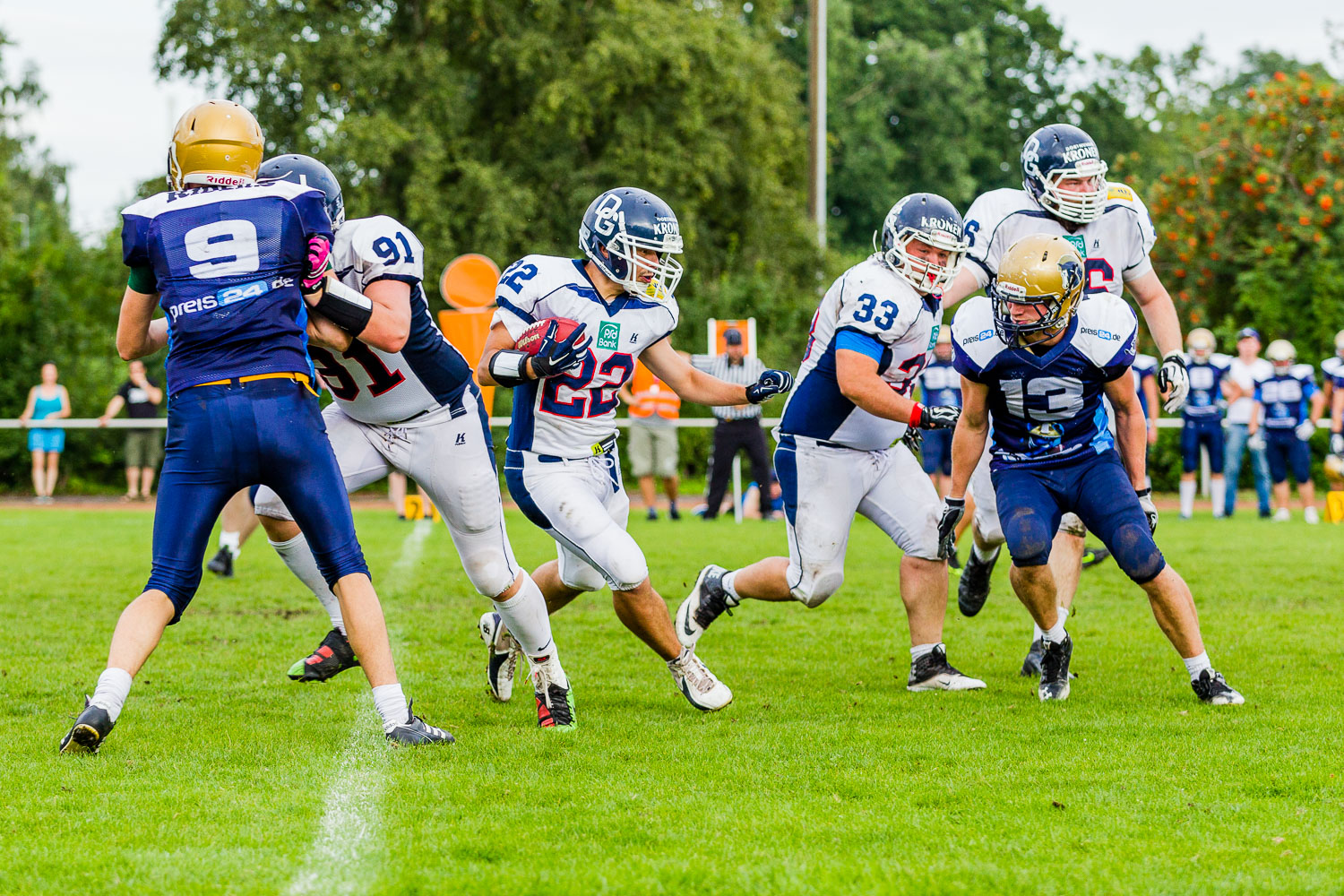 Oberliga NRW 2015 - Dortmund Giants vs. Schiefbahn Riders