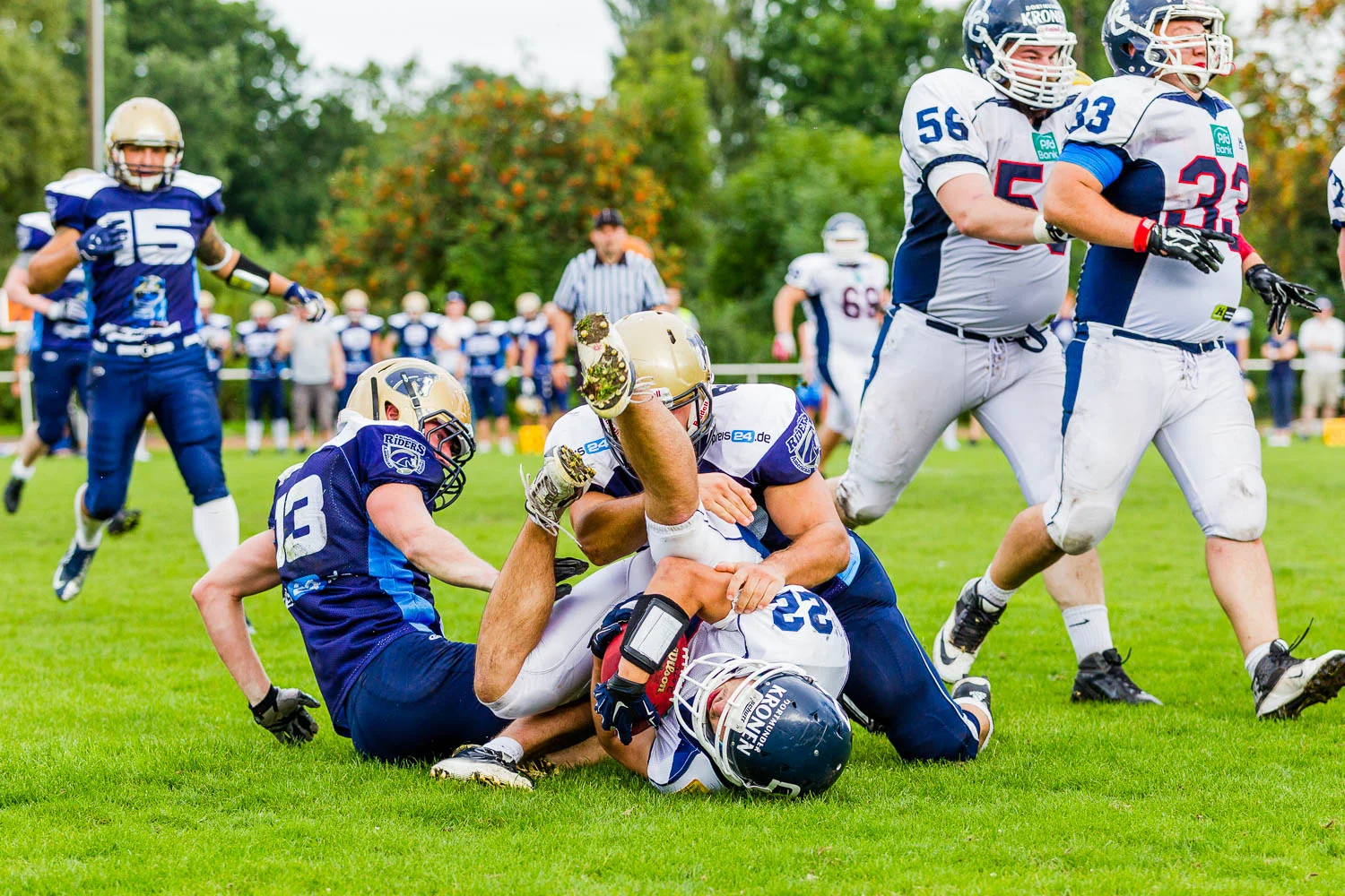 Oberliga NRW 2015 - Dortmund Giants vs. Schiefbahn Riders