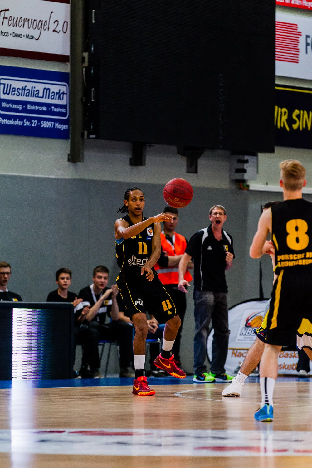 HAGEN, GERMANY - Mai 16, 2015: JBBL TOP4, Phoenix Hagen Youngste