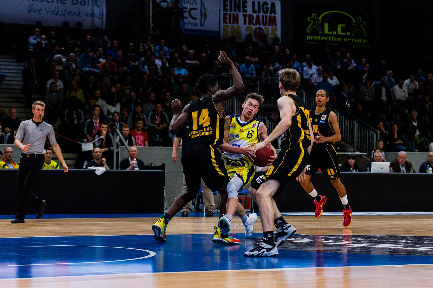 HAGEN, GERMANY - Mai 16, 2015: JBBL TOP4, Phoenix Hagen Youngste