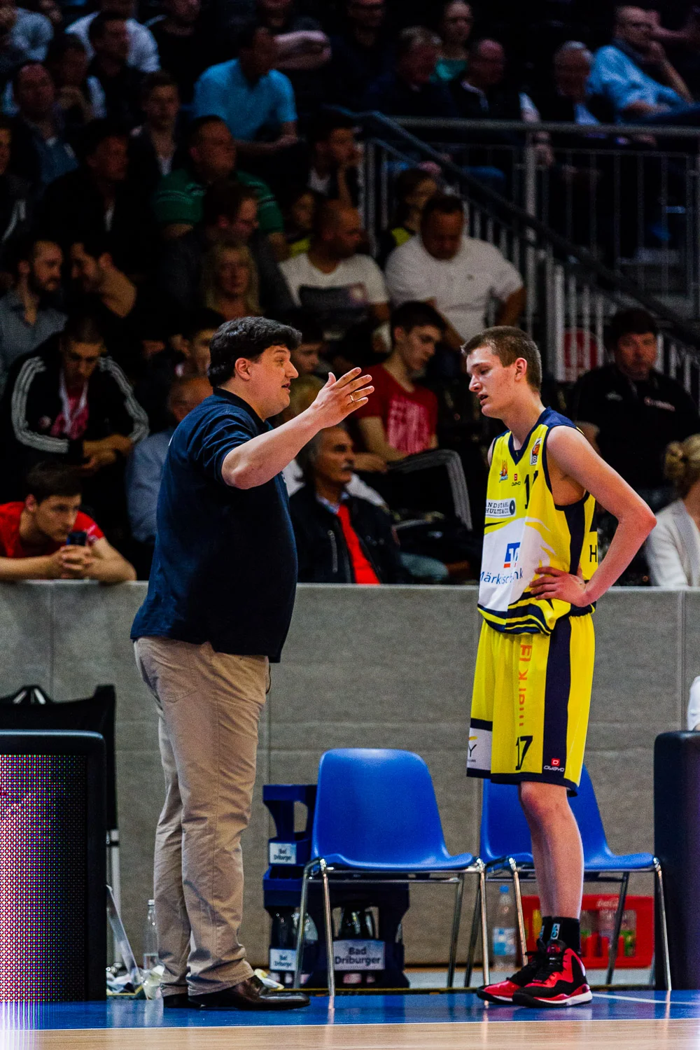 HAGEN, GERMANY - Mai 16, 2015: JBBL TOP4, Phoenix Hagen Youngste