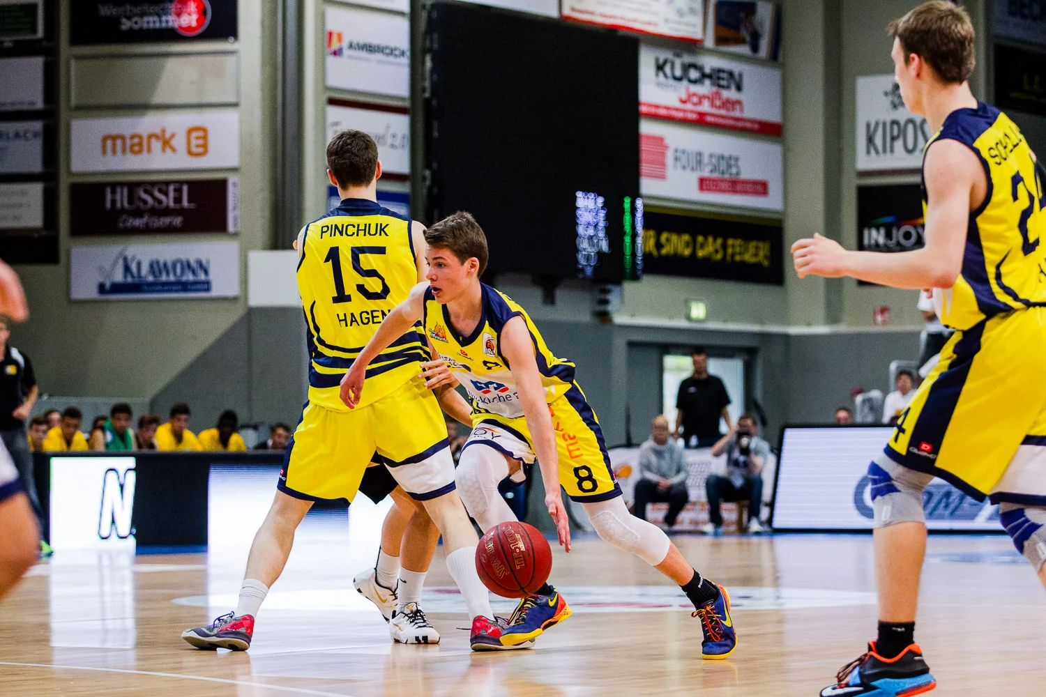 HAGEN, GERMANY - Mai 16, 2015: JBBL TOP4, Phoenix Hagen Youngste