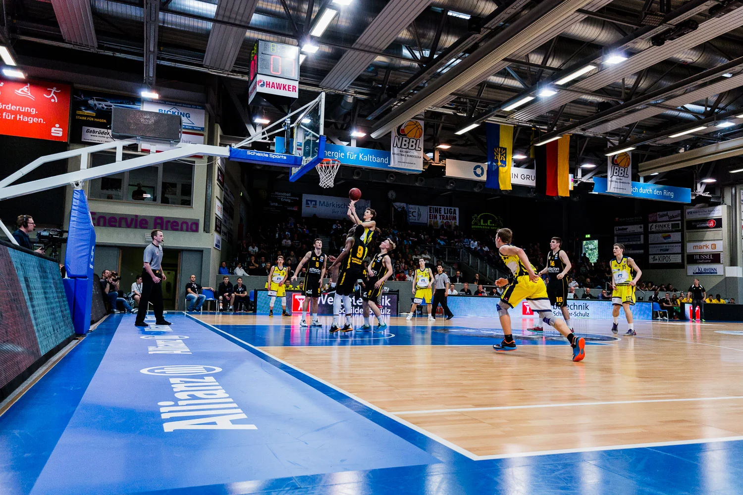 HAGEN, GERMANY - Mai 16, 2015: JBBL TOP4, Phoenix Hagen Youngste