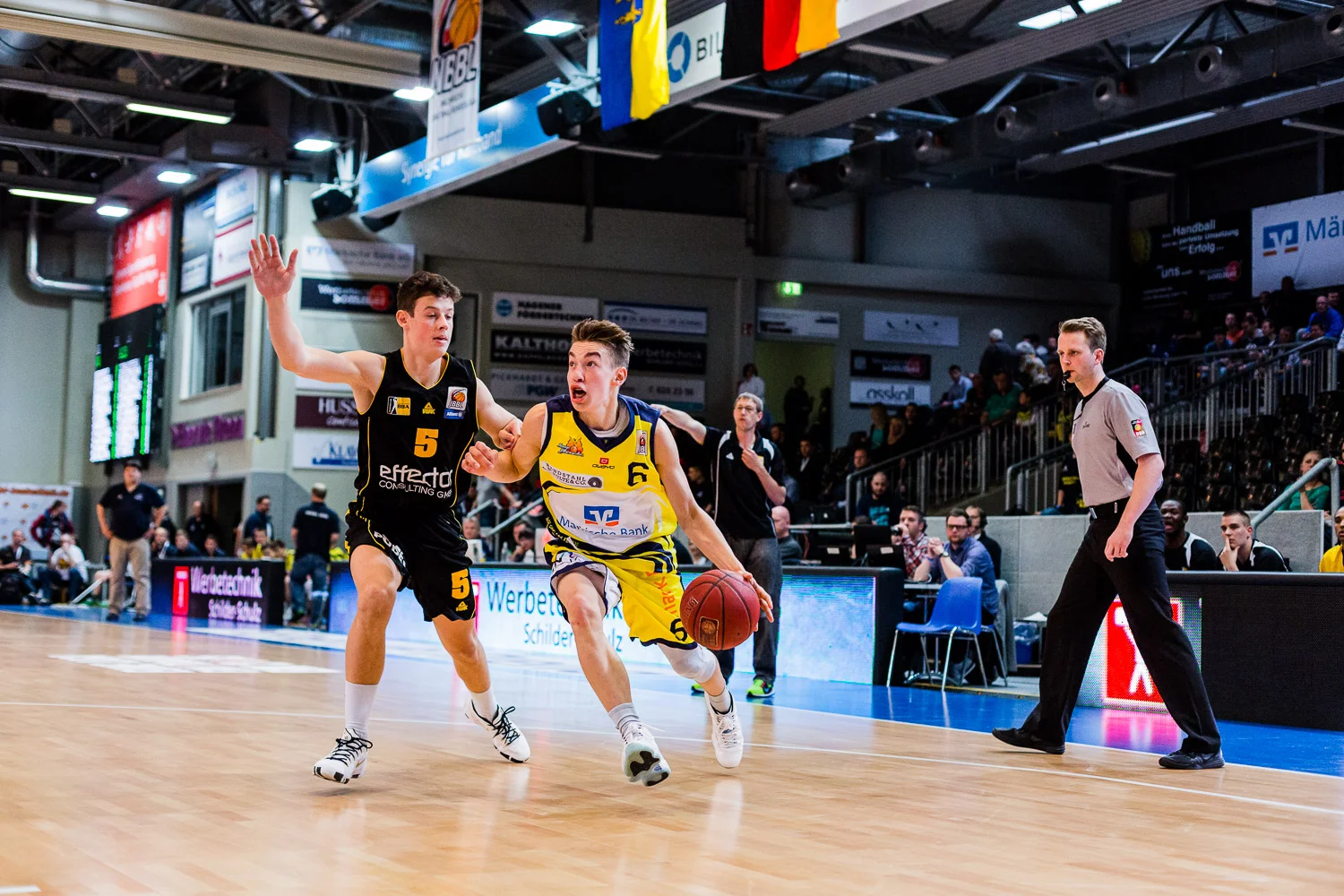 HAGEN, GERMANY - Mai 16, 2015: JBBL TOP4, Phoenix Hagen Youngste