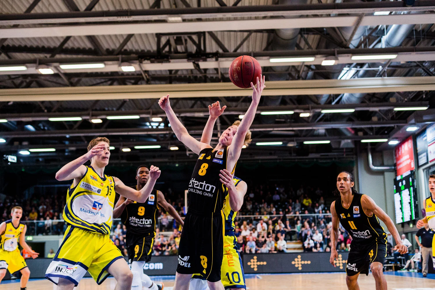 HAGEN, GERMANY - Mai 16, 2015: JBBL TOP4, Phoenix Hagen Youngste
