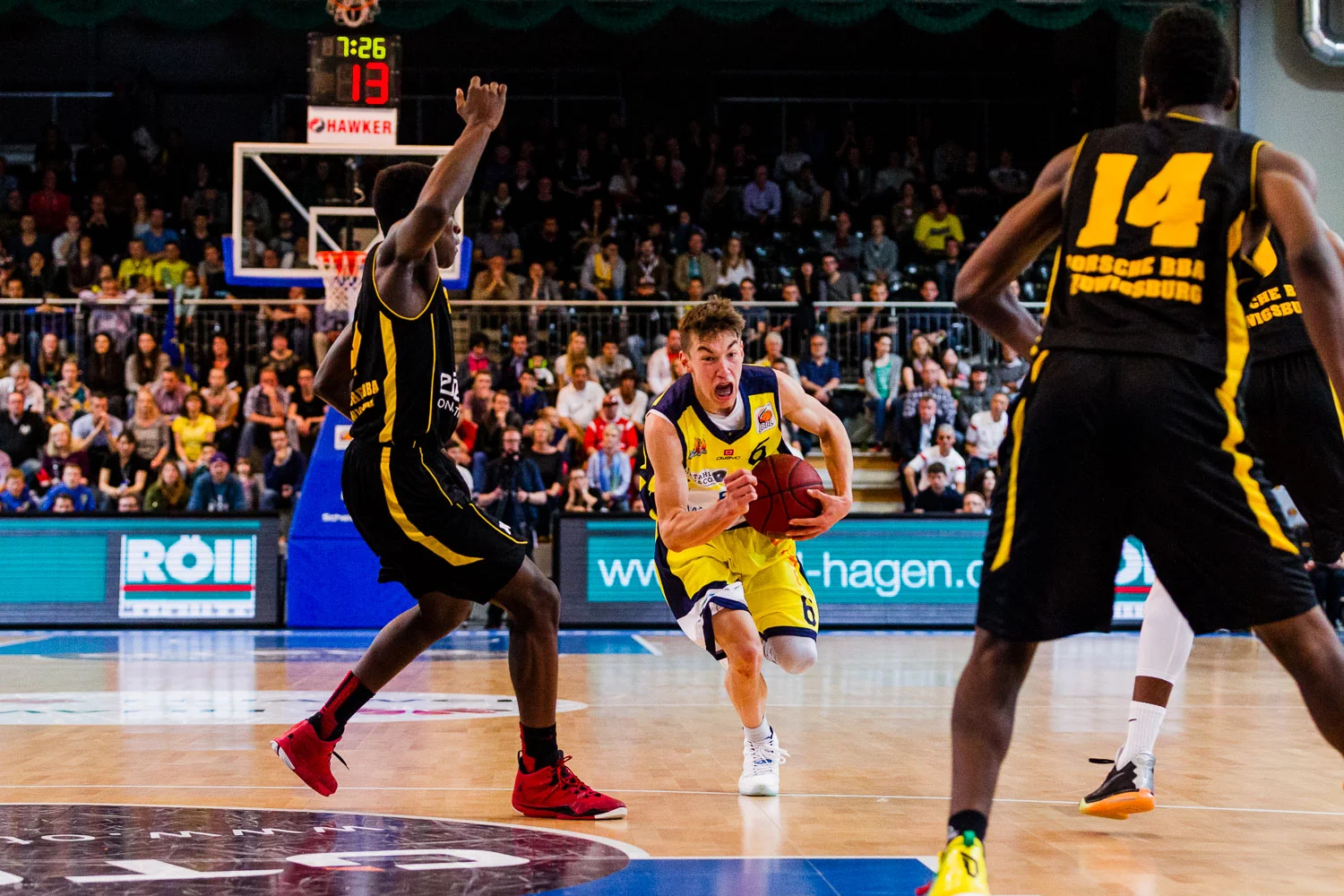 HAGEN, GERMANY - Mai 16, 2015: JBBL TOP4, Phoenix Hagen Youngste