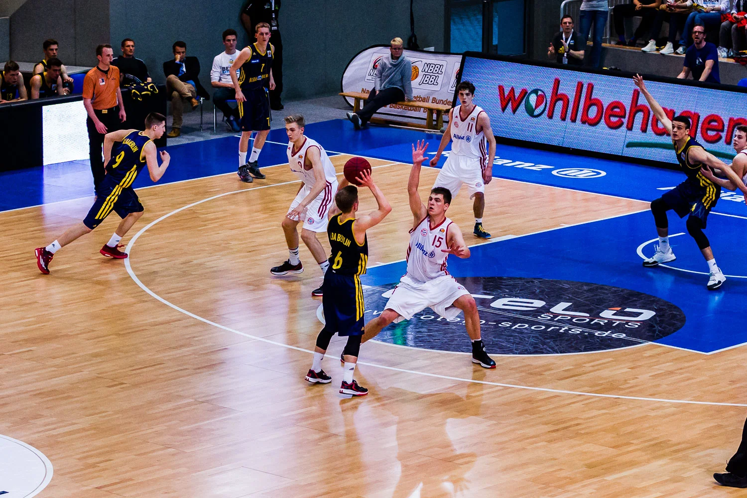 HAGEN, GERMANY - Mai 16, 2015: NBBL TOP4, FC Bayern München Nac