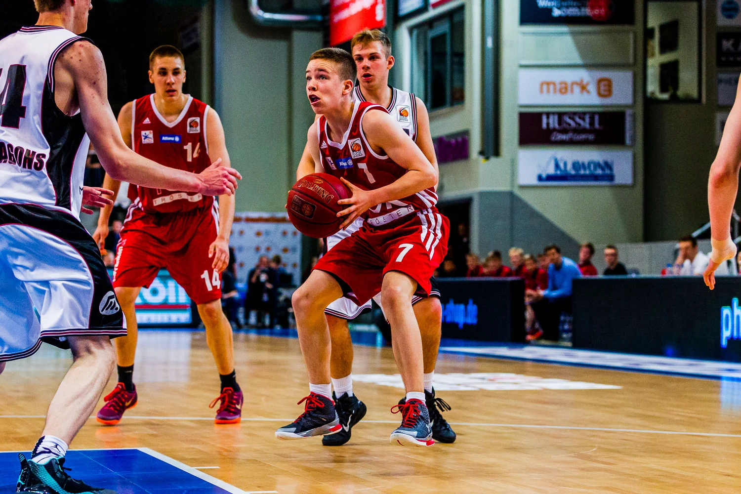 HAGEN, GERMANY - Mai 16, 2015: JBBL TOP4, Young Dragons Quakenbr