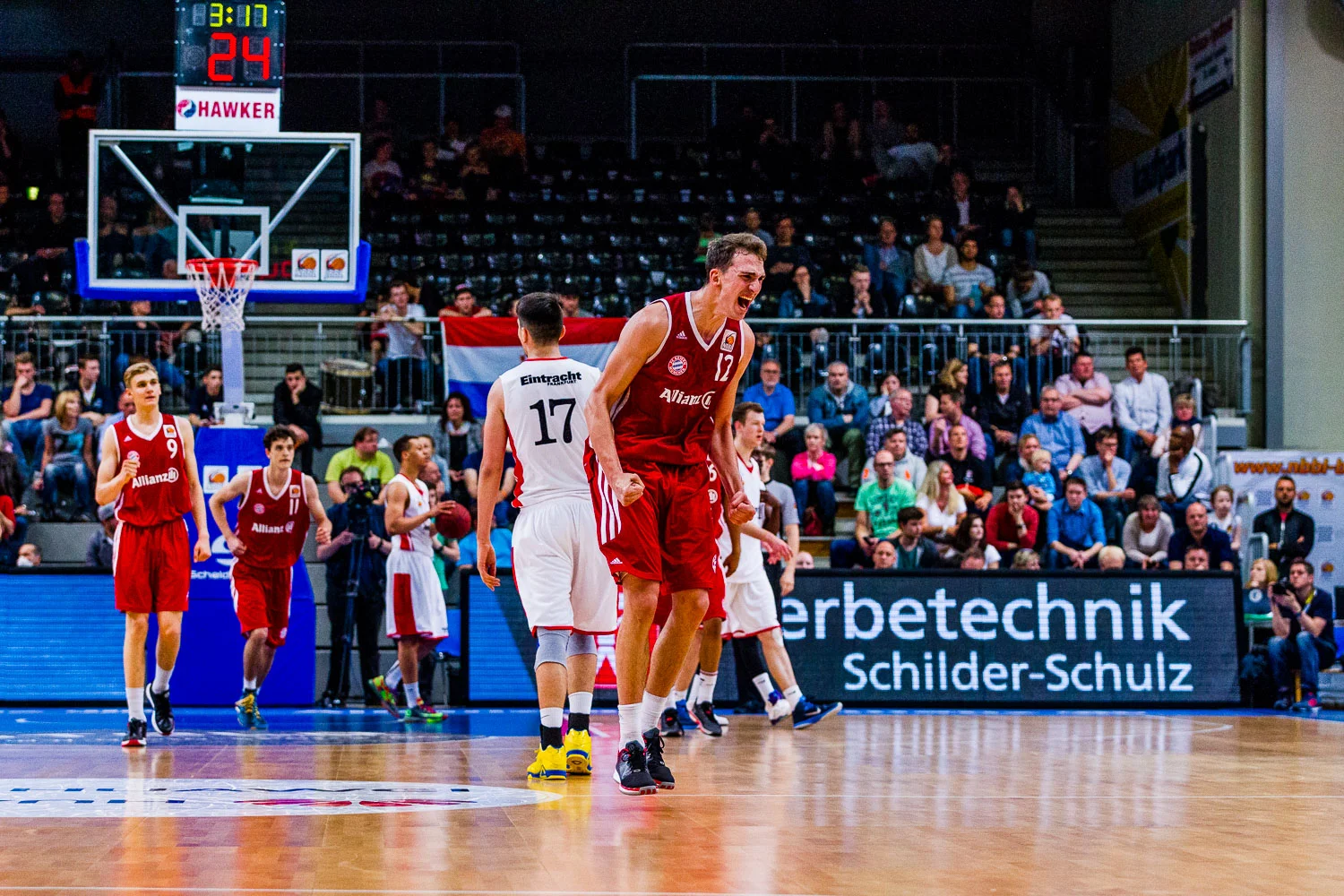 HAGEN, GERMANY - Mai 17, 2015: NBBL TOP4, Eintracht Frankfurt /