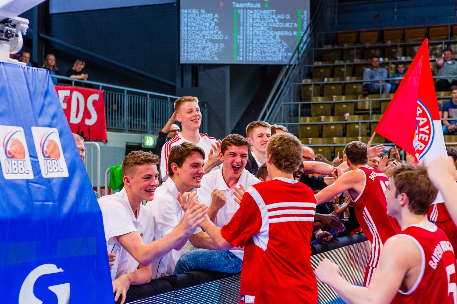 HAGEN, GERMANY - Mai 17, 2015: NBBL TOP4, Eintracht Frankfurt /