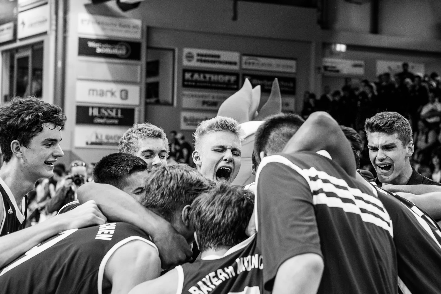 HAGEN, GERMANY - Mai 17, 2015: NBBL TOP4, Eintracht Frankfurt /
