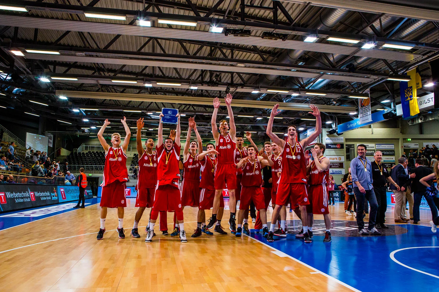 HAGEN, GERMANY - Mai 17, 2015: NBBL TOP4, Eintracht Frankfurt /