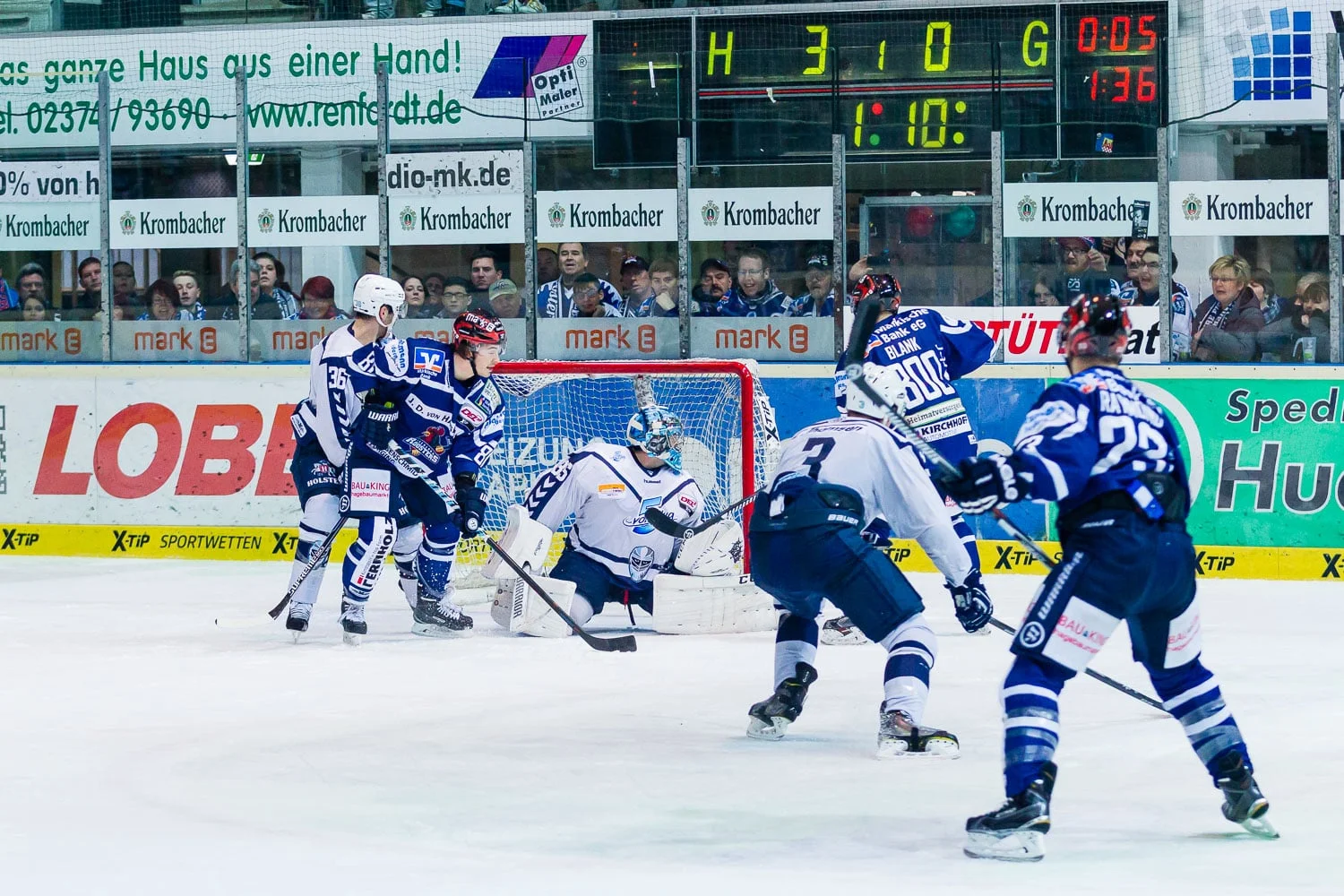 Eishockey - DEL - Iserlohn Roosters - Hamburg Freezers