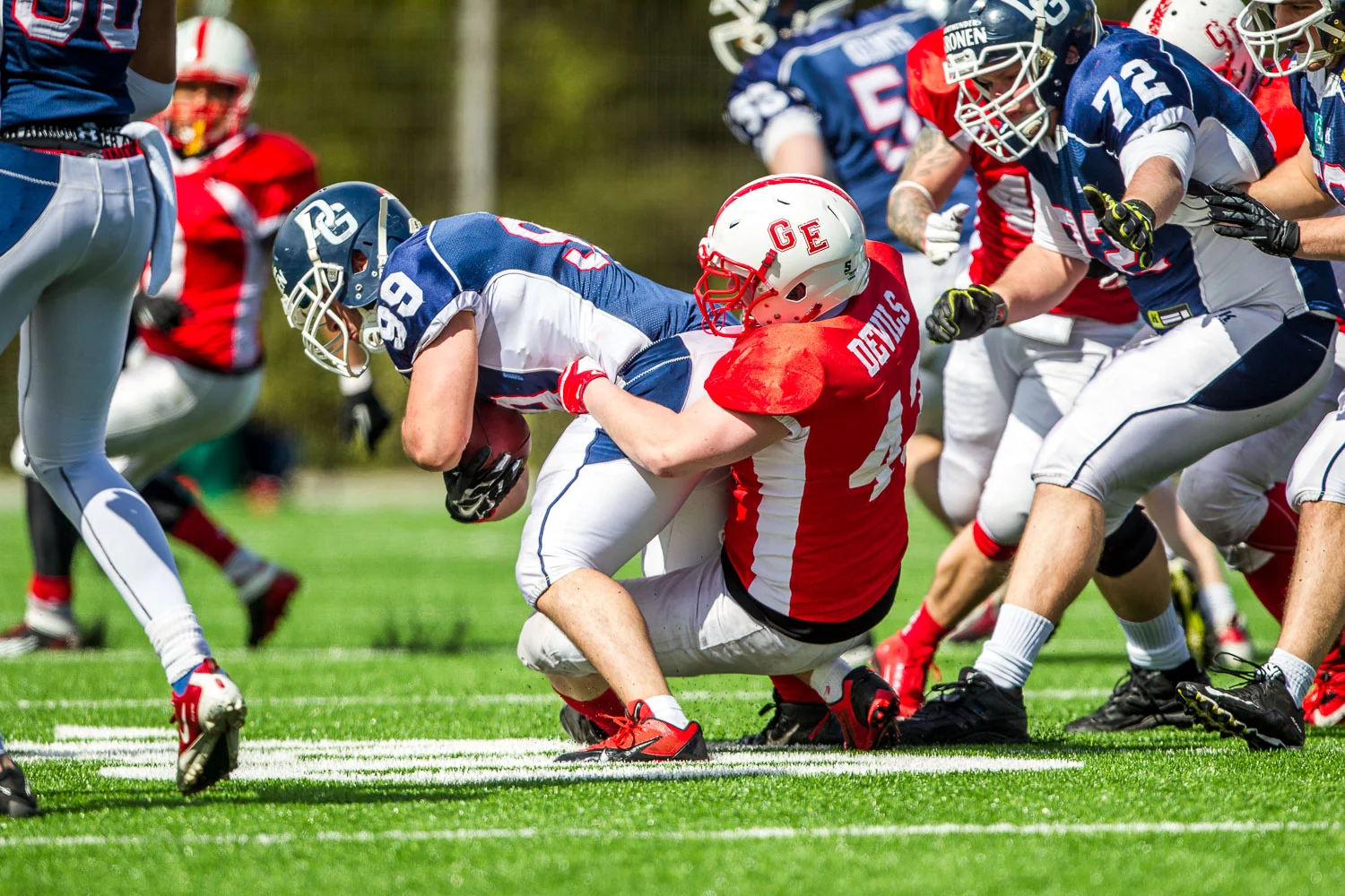 Football - 4.Liga NRW - Dortmund Giants - Gelsenkirchen Devils