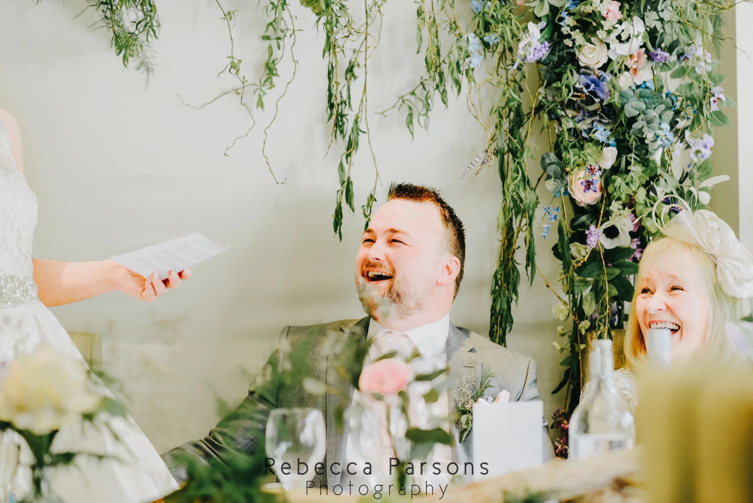 groom laughing