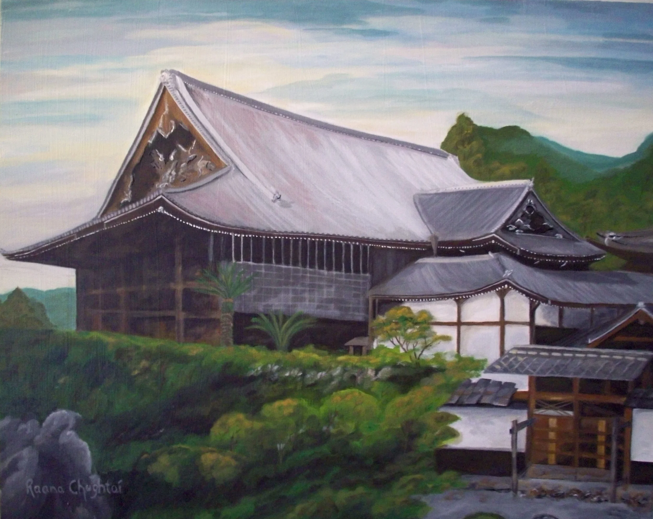 Saikyo-ji Temple in Sakamoto, Japan