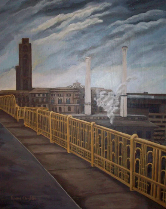 Behind the Carnegie