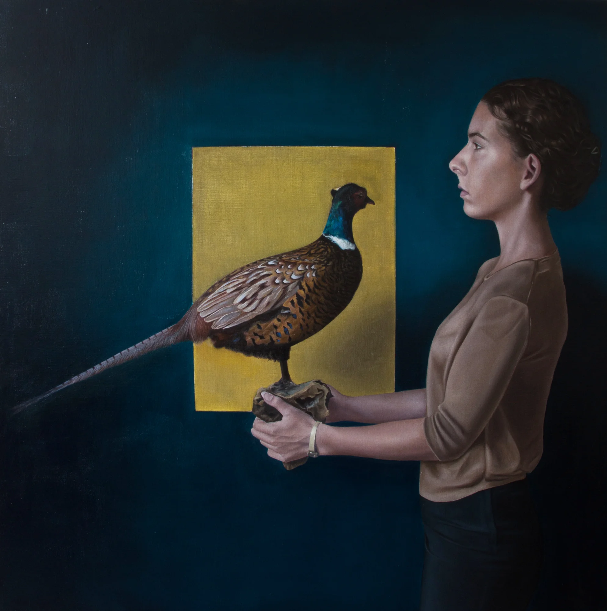 Center of Attention III - 2015 (private collection) Oil on canvas (100 x 100)