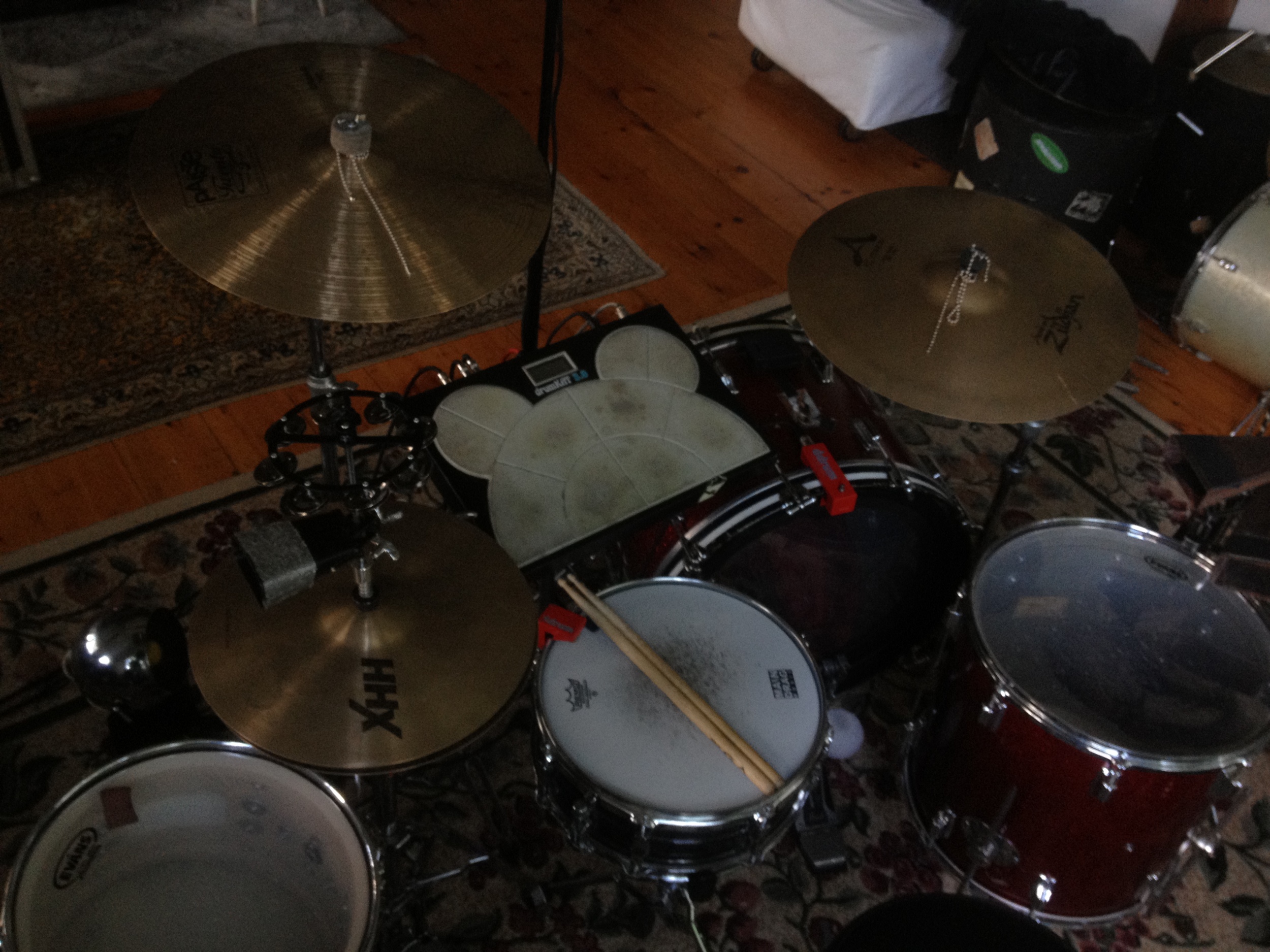 drums all triggered up!