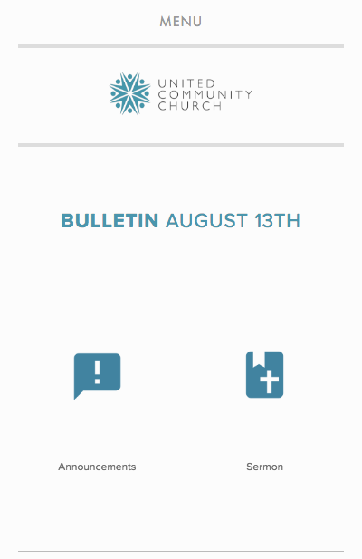 Frontpage of the final product.