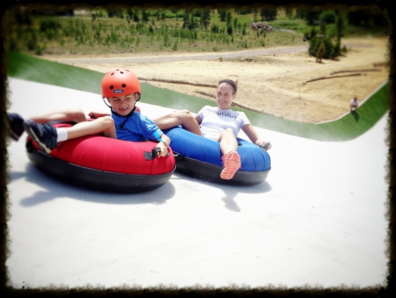 Snow Mountain Ranch debuted its summer tubing hill in July 2014, the only one in Colorado and one of only three in the U.S. It opened for its first full season in May 2015 and runs through October. Photo by Michael Mundt
