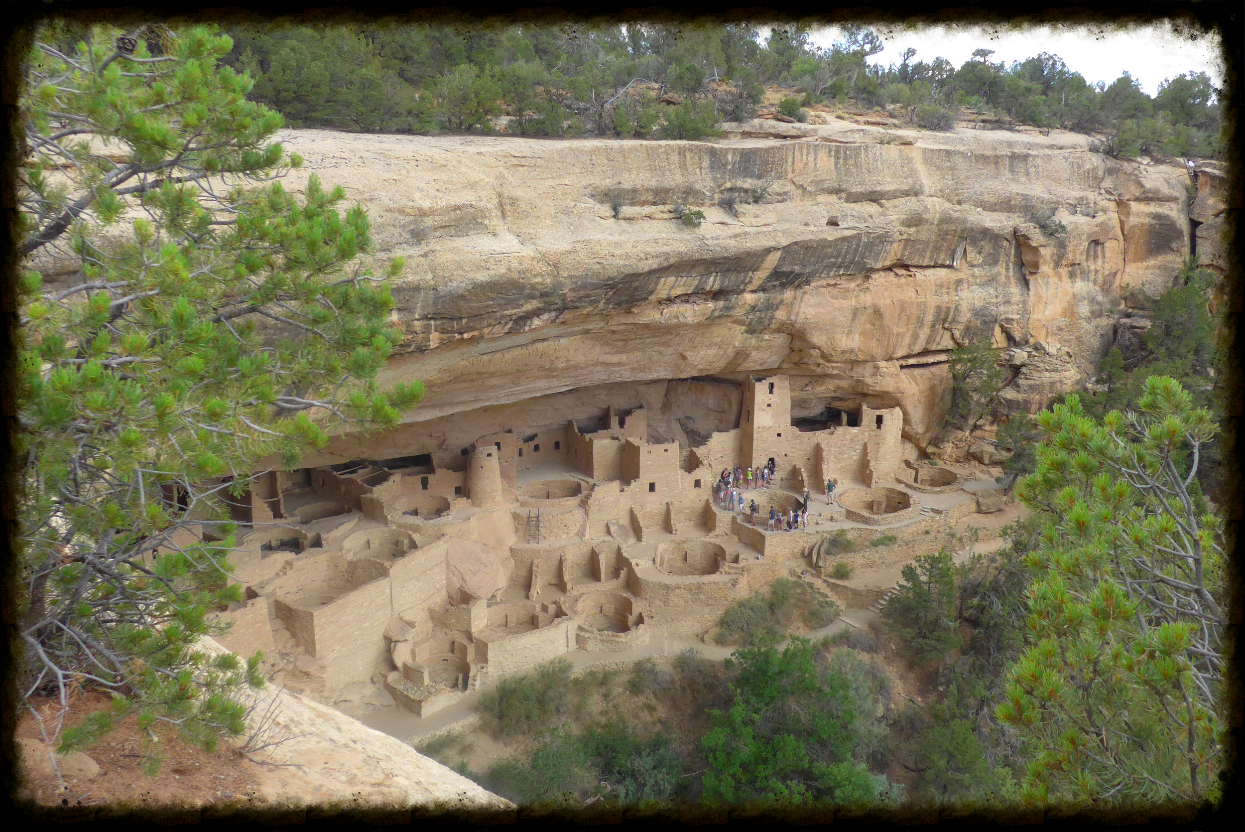 Visitors can take a ranger-guided tour through the famous Cliff Palace in Mesa Verde NP. Photo by Michael Mundt