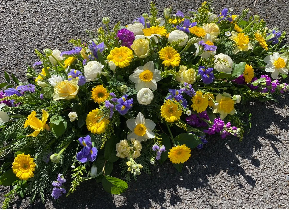 Spring Lovers Casket Spray