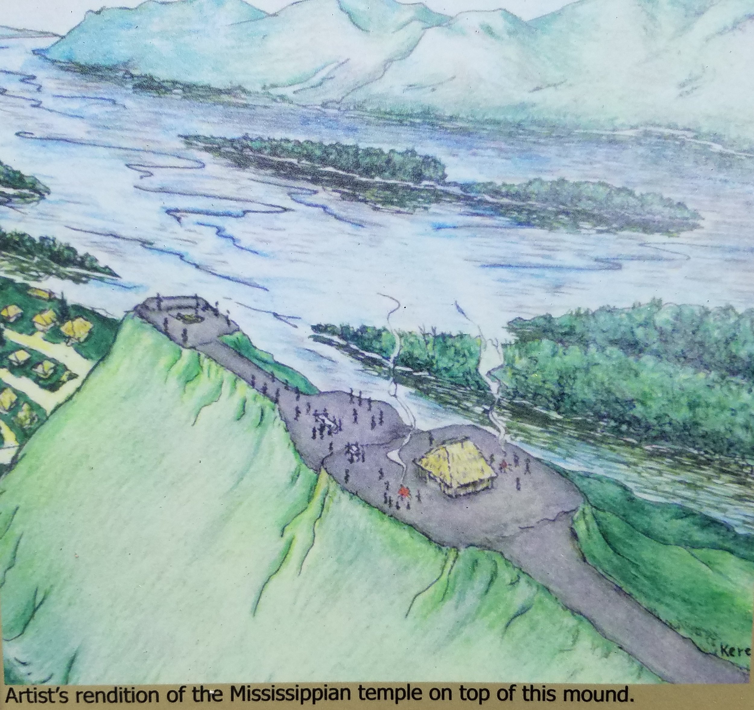 Trempealeau Mounds Painting