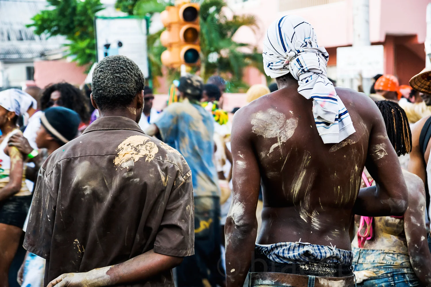 j'Ouvert brown shirt