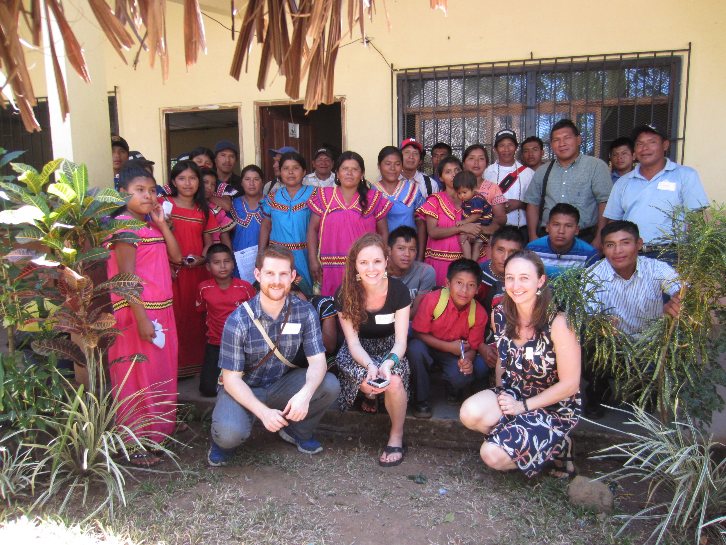 8. All students, families, volunteers, and board members after the entrega ceremony.