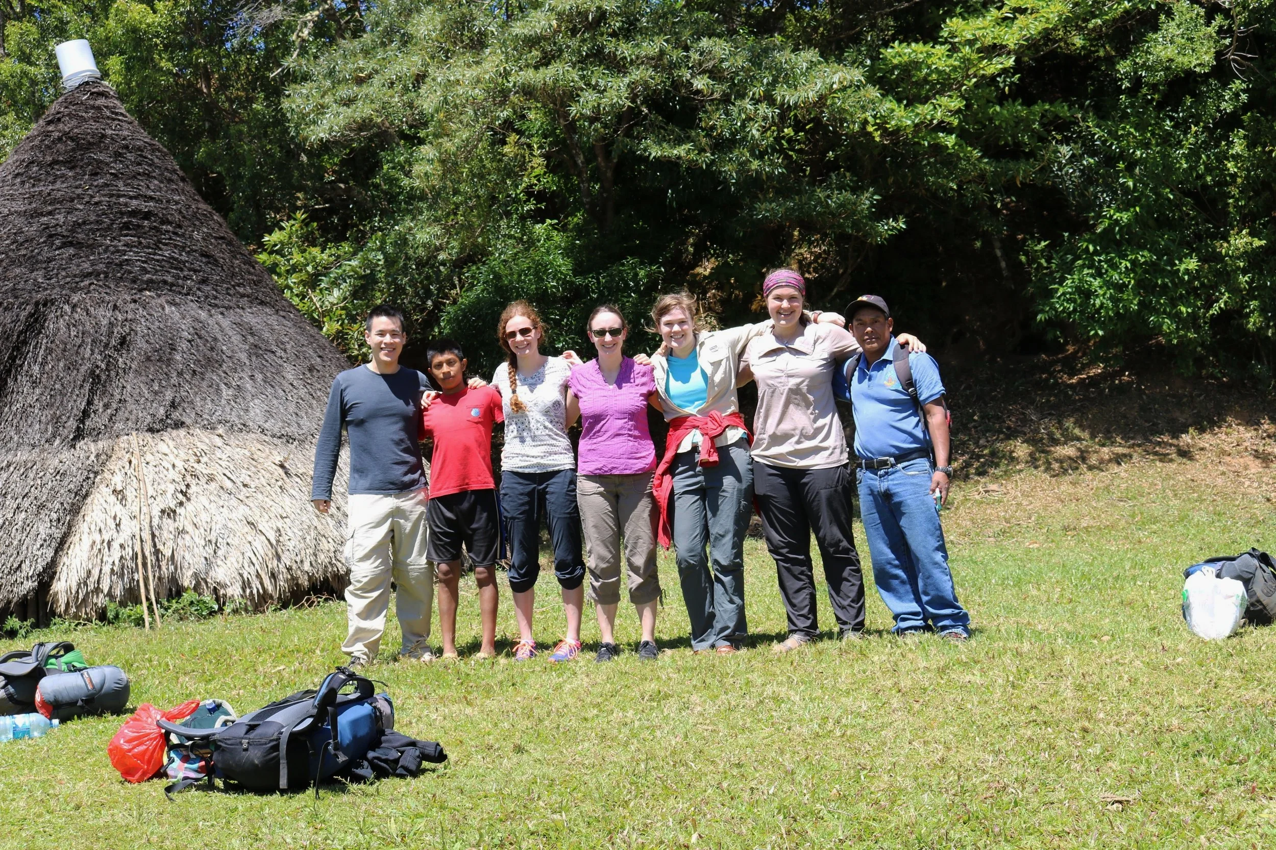 Ramon, FFC scholar Fabian, and the crew. 